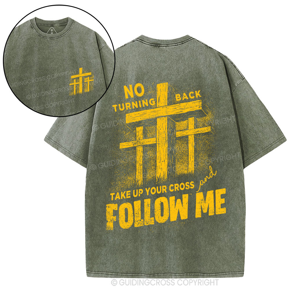 Follow Me Christian Washed T-Shirt