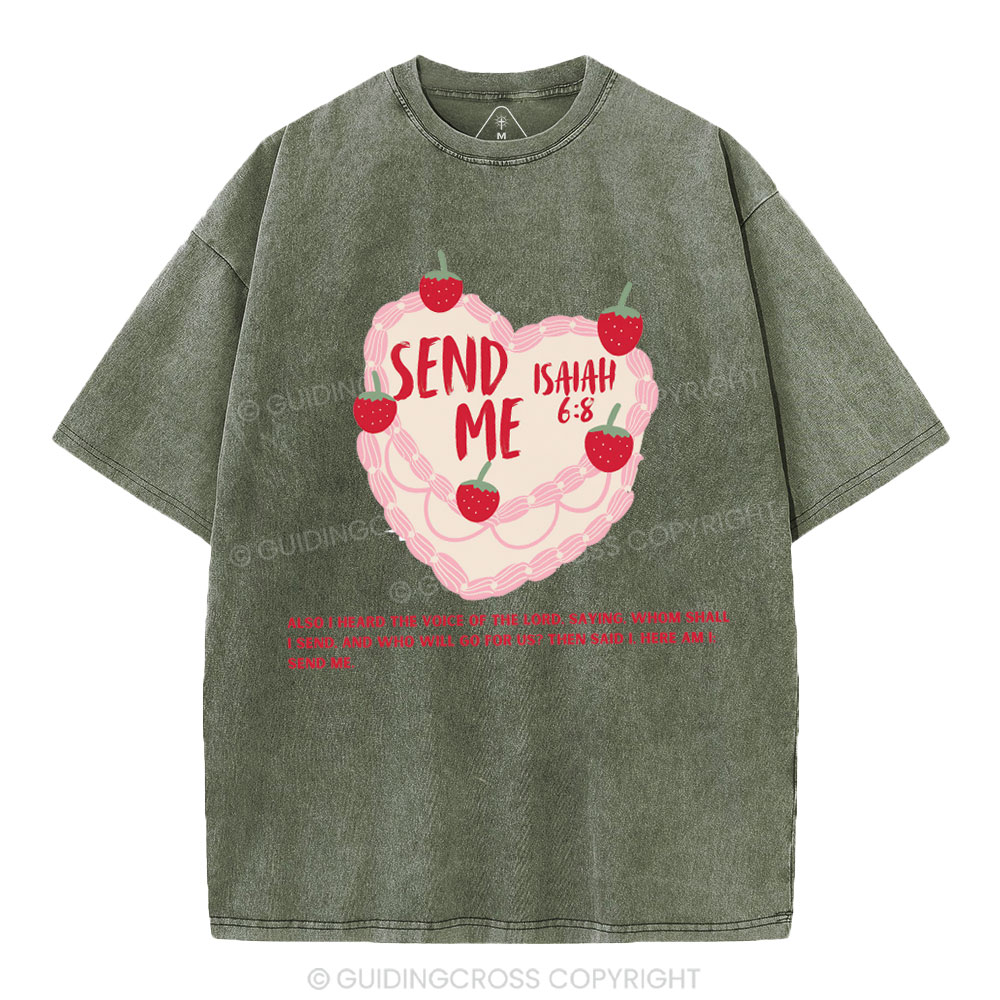 Send Me Christian Washed T-Shirt