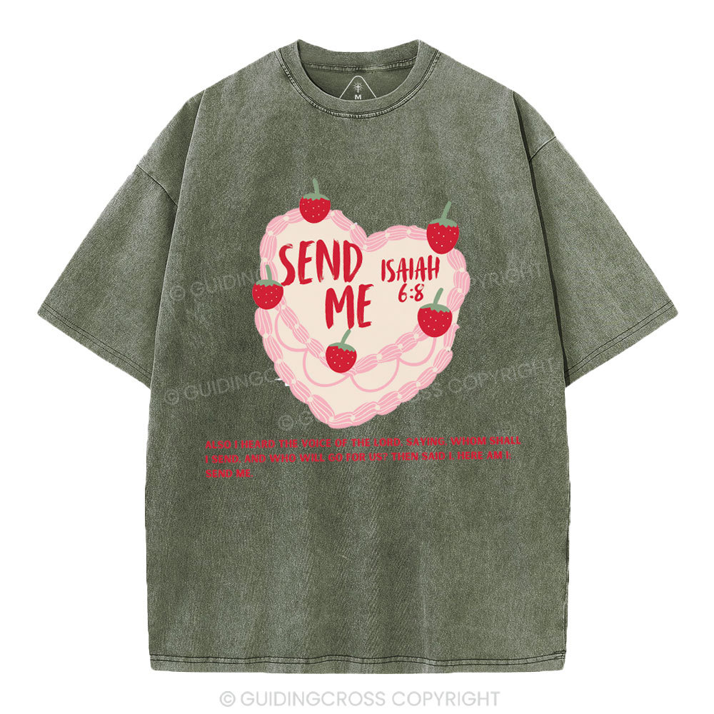 Send Me Christian Washed T-Shirt
