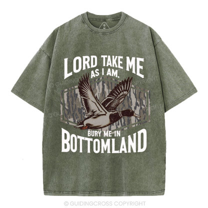 Lord Take Me As I Am Christian Washed T-Shirt