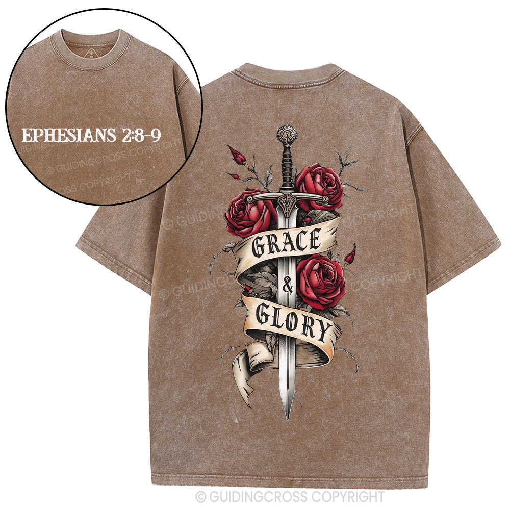 Grace & Glory Christian Washed T-Shirt