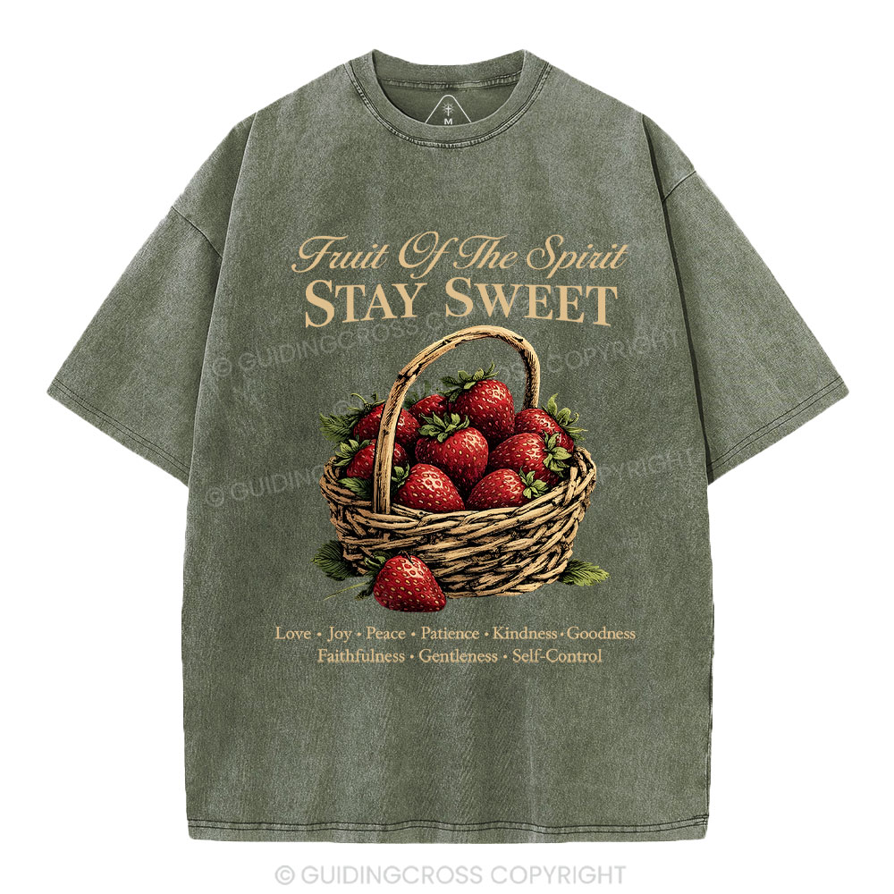 Stay Sweet Christian Washed T-Shirt