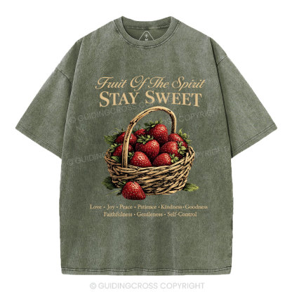 Stay Sweet Christian Washed T-Shirt