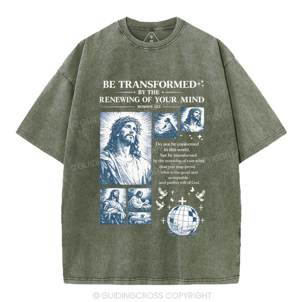 Be Transformed Christian Washed T-Shirt