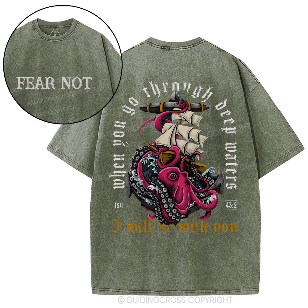 Fear Not Christian Washed T-Shirt