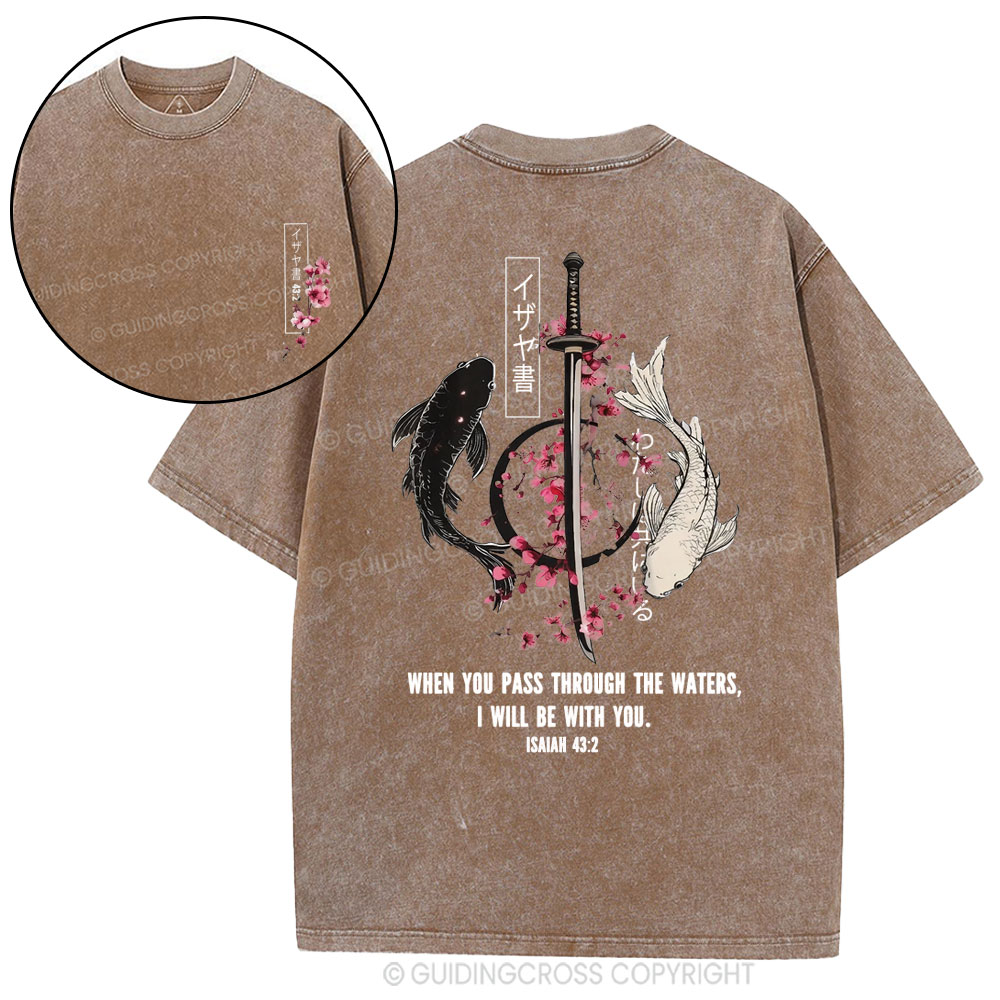 I Will Be With You Christian Washed T-Shirt