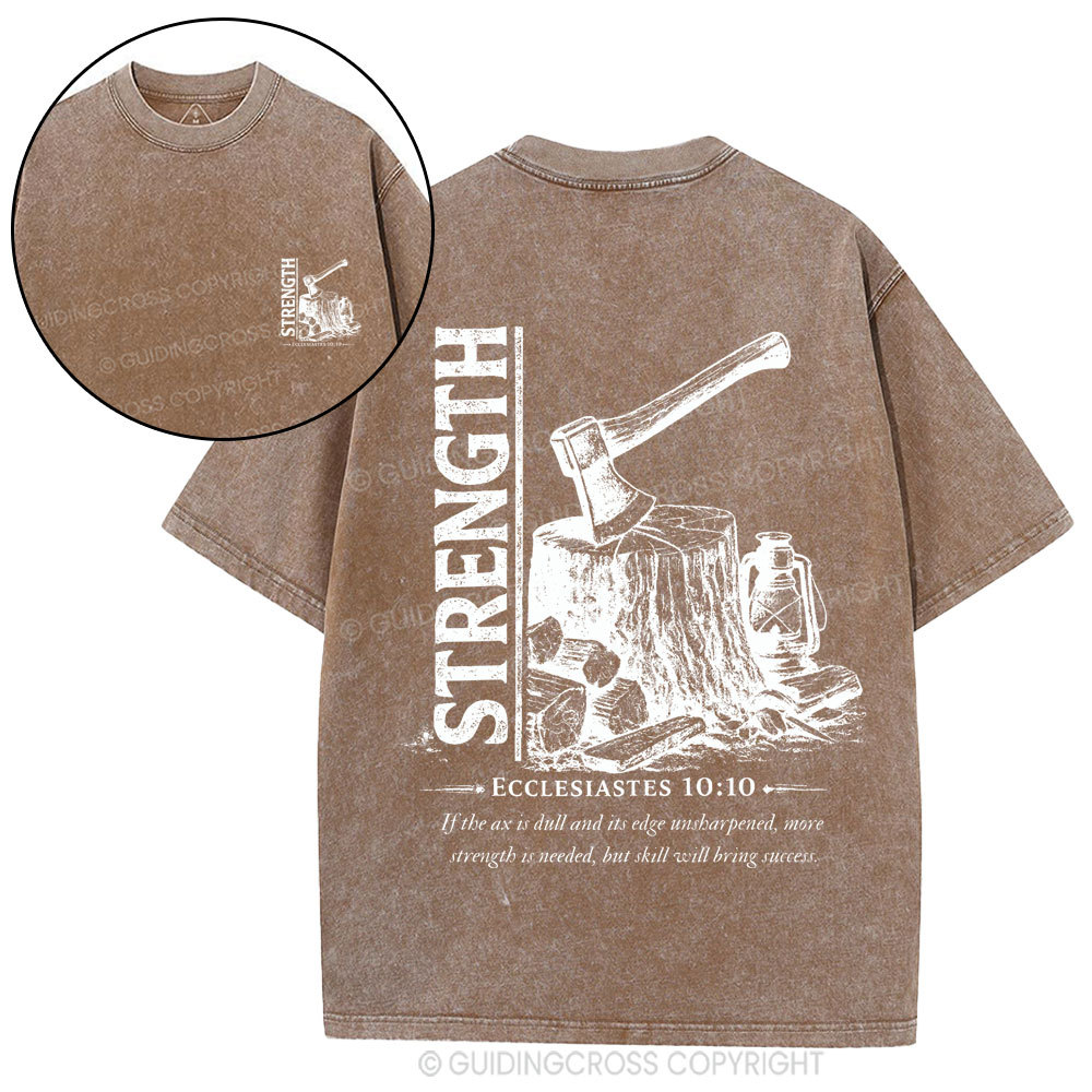 Strength Christian Washed T-Shirt