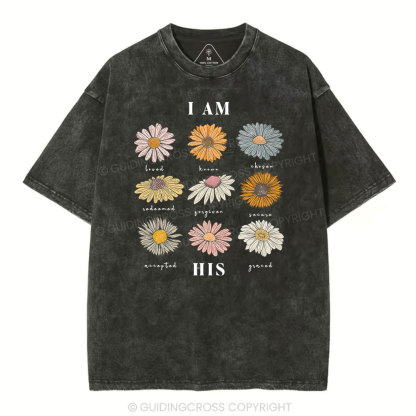 I Am His Christian Washed T-Shirt