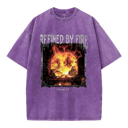 Refined By Fire Christian Washed T-Shirt