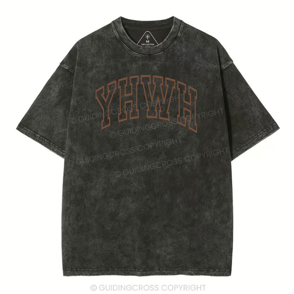 Yhwh Unisex Christian Washed T-Shirt