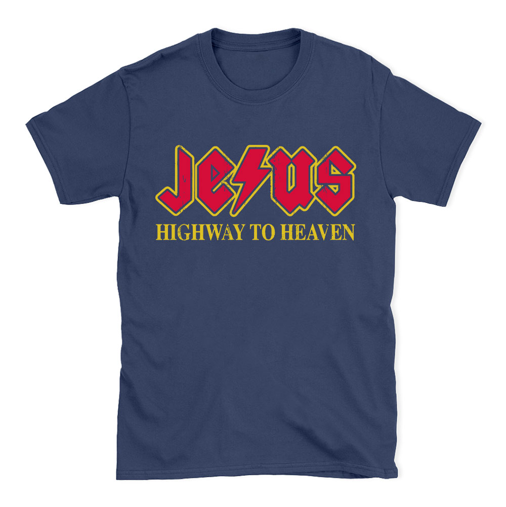 Jesus Highway To Heaven Christian T-Shirt