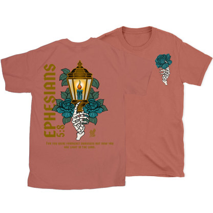 For You Were Formerly Darkness Christian T-Shirt