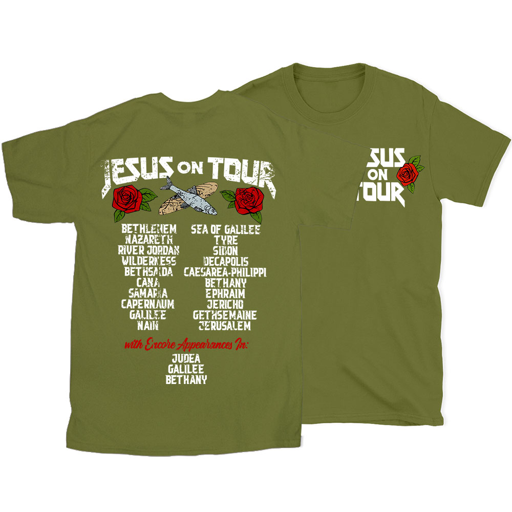 Jesus On Tour Christian T-Shirt