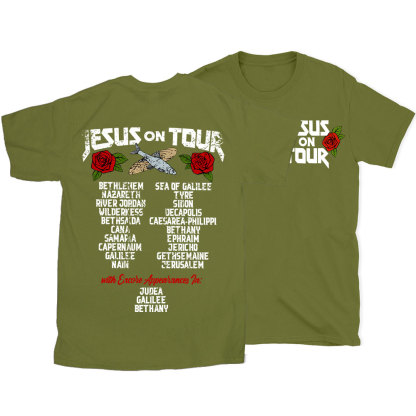 Jesus On Tour Christian T-Shirt