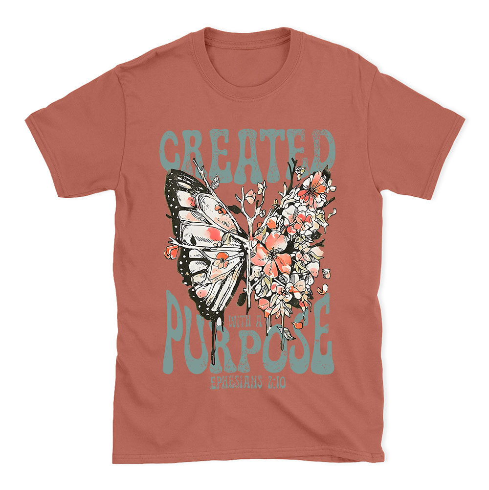 Created With A Purpose Christian T-Shirt