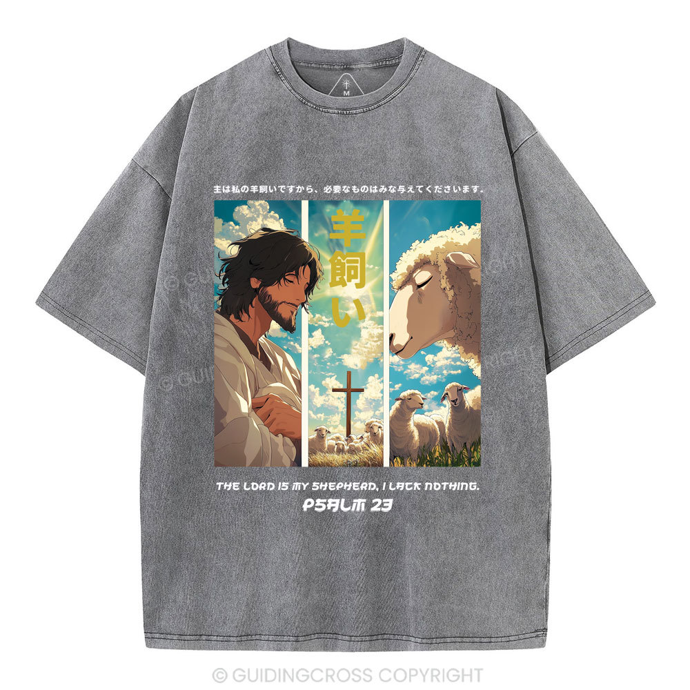 He Refreshes My Soul Chirstian Washed T-Shirt