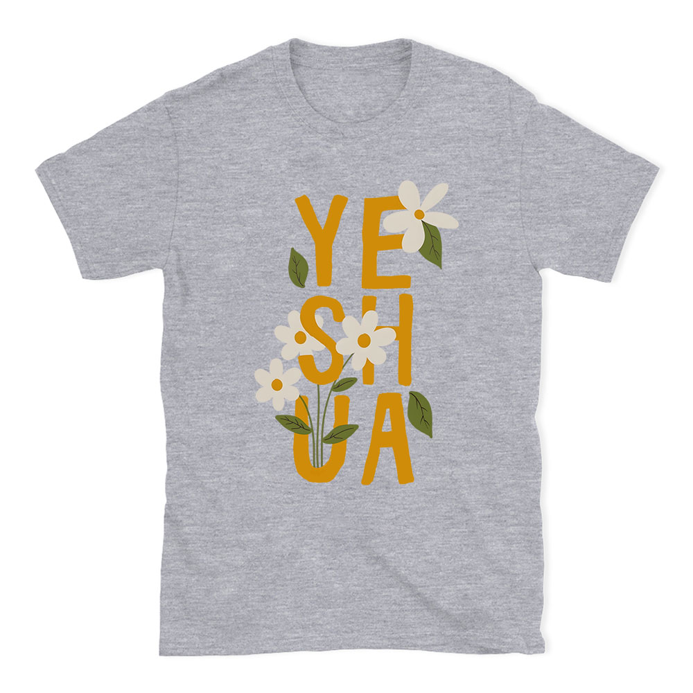 Yeshua With Flower Christian T-Shirt