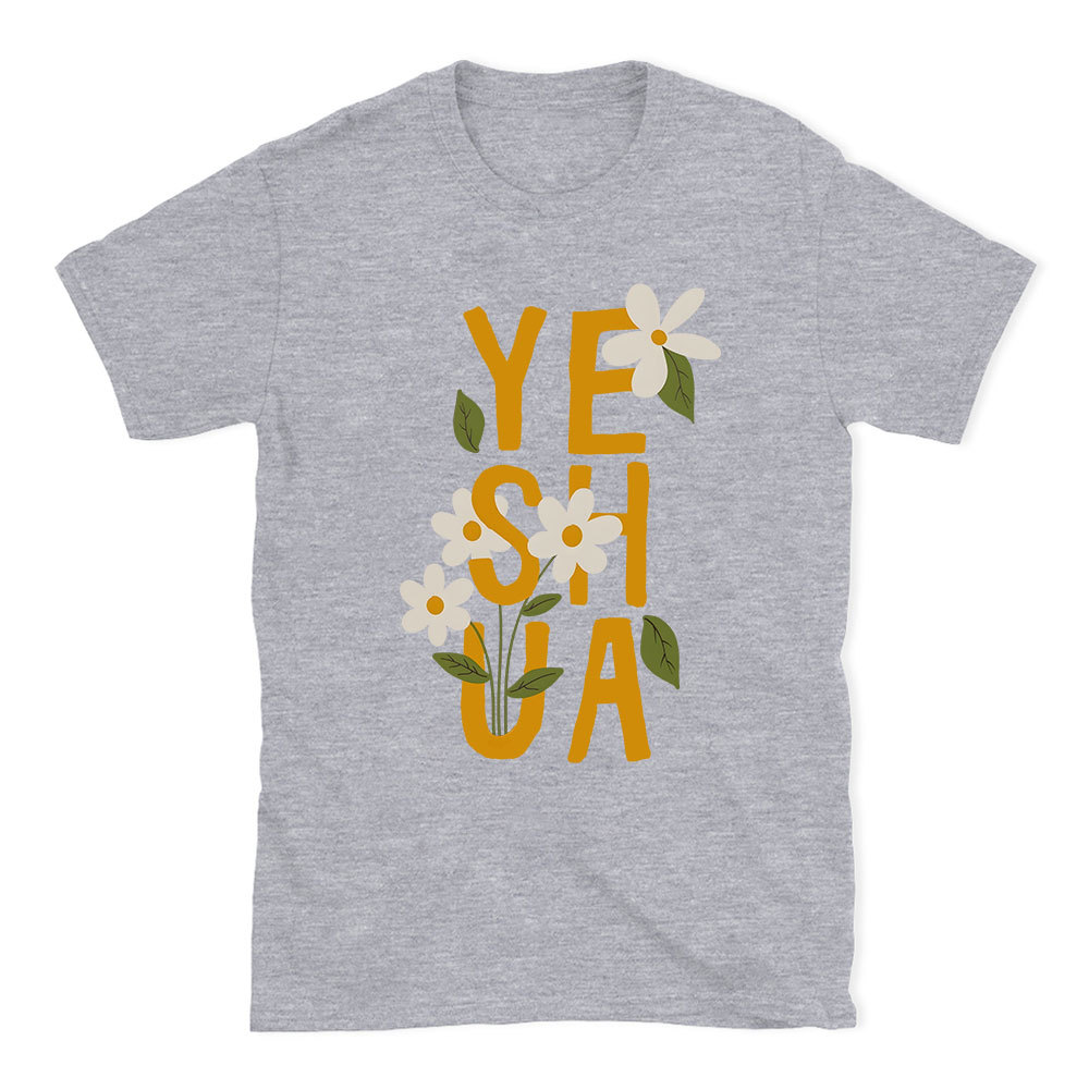 Yeshua With Flower Christian T-Shirt