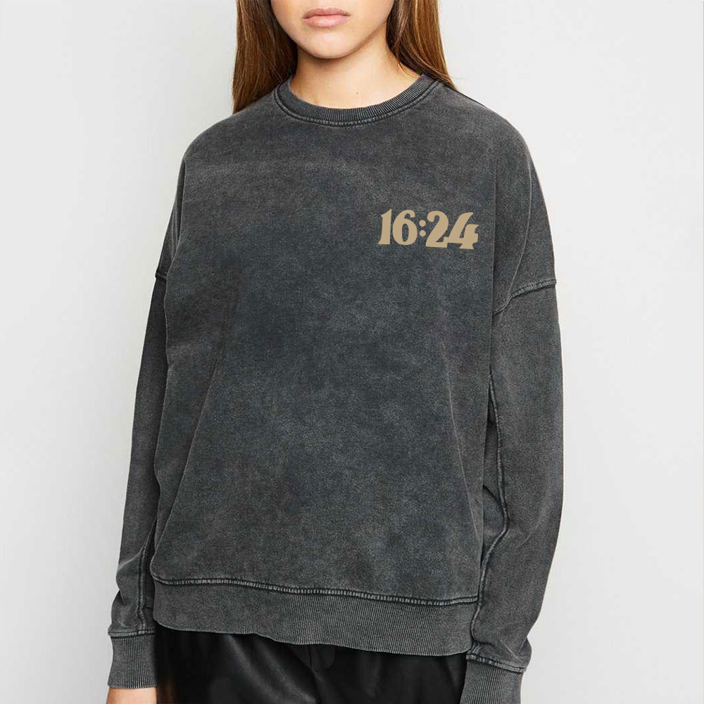 Kind Words Are Like Honey Sweet To The Soul Christian Washed Sweatshirt