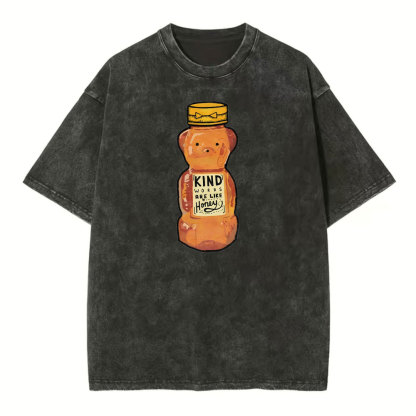 Kind Words Are Like Honey Christian Washed T-Shirt