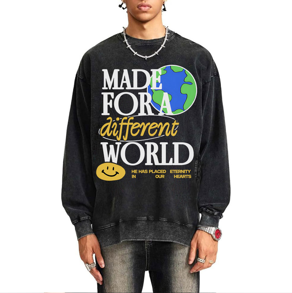 Made For Diffrent World Christian Washed Sweatshirt