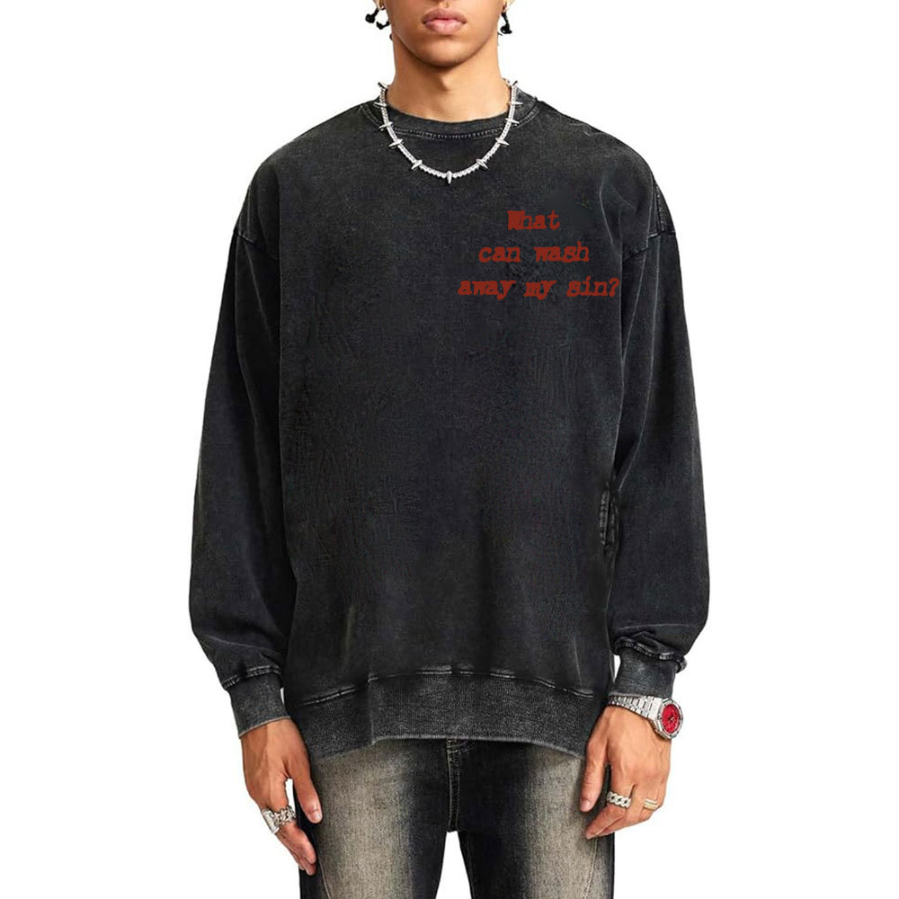 Nothing About The Blood Of Jesus Christian Washed Sweatshirt