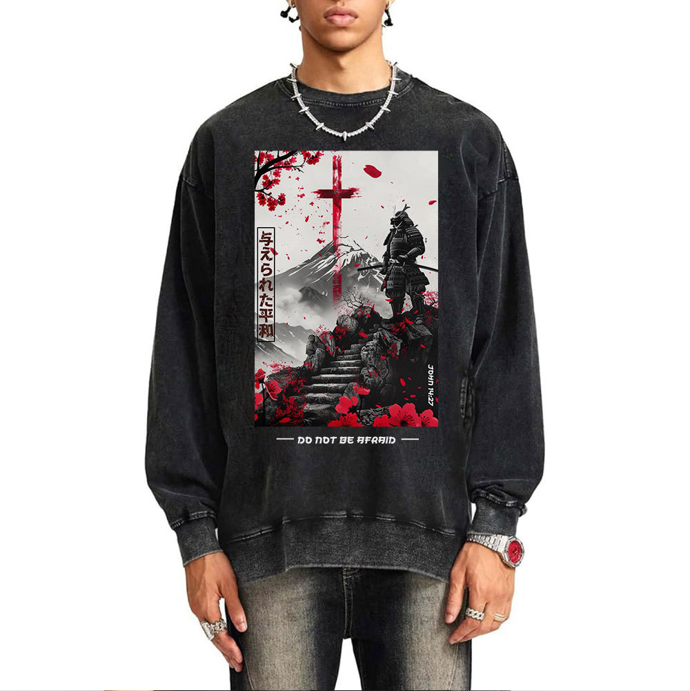 Peace Christian Washed Sweatshirt