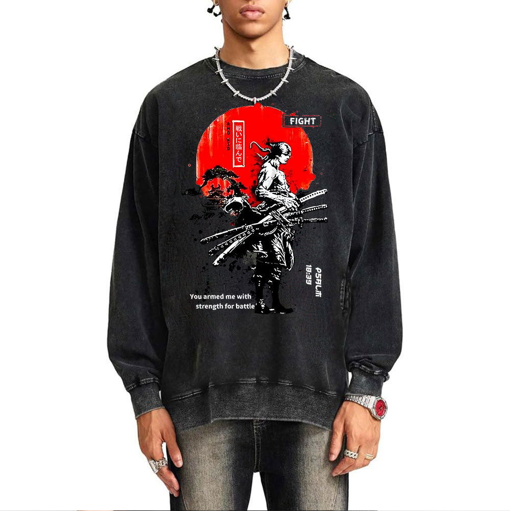 You Gave Me Strength Christian Washed Sweatshirt