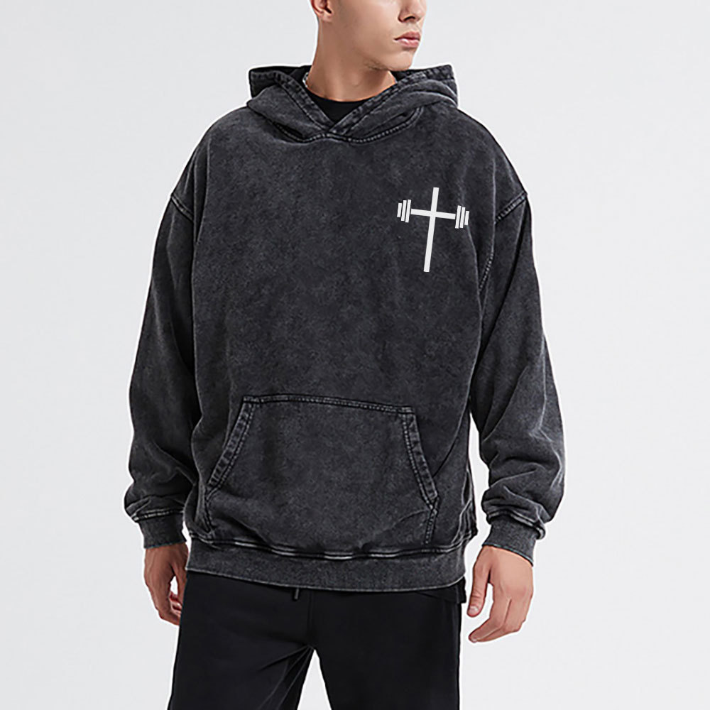 Jesus Is King Christian Washed Hoodie 