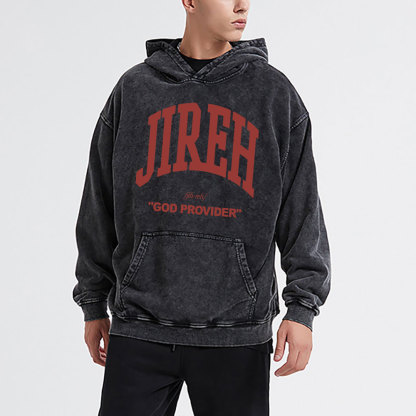Jireh Christian Washed Hoodie 