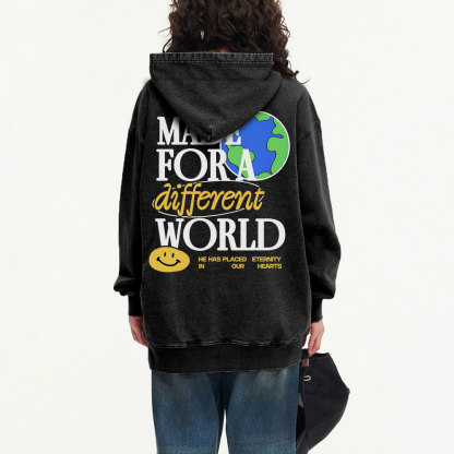 Made For Diffrent World Christian Washed Hoodie