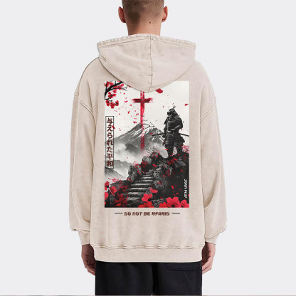 Peace Christian Washed Hoodie