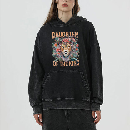 Daughter Of The King Christian Washed Hoodie