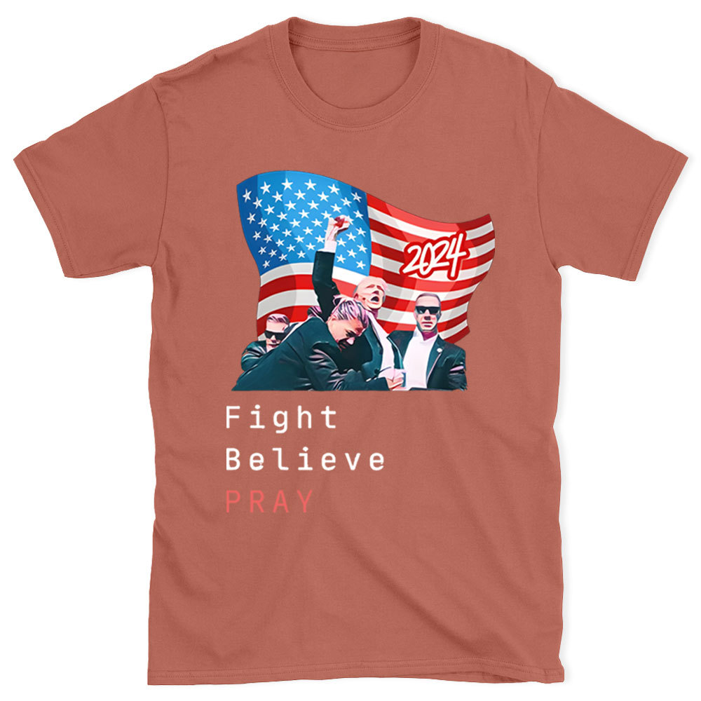 Fight Believe Pray Christian T-Shirt