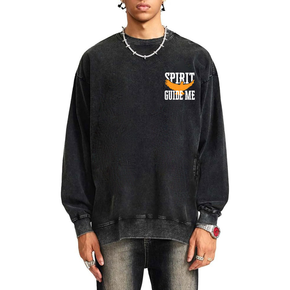 Spirit Guide Me Christian Washed Sweatshirt