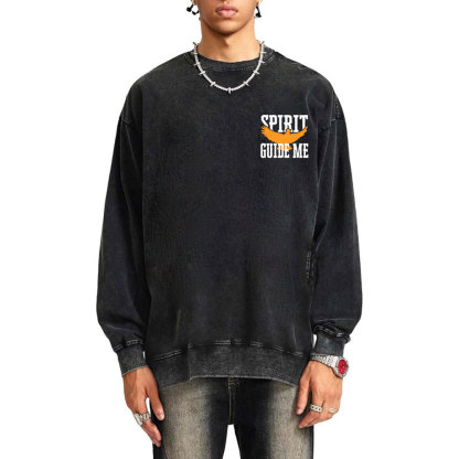 Spirit Guide Me Christian Washed Sweatshirt