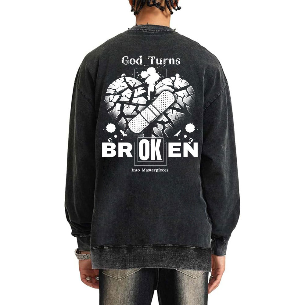 Broken Christian Washed Sweatshirt