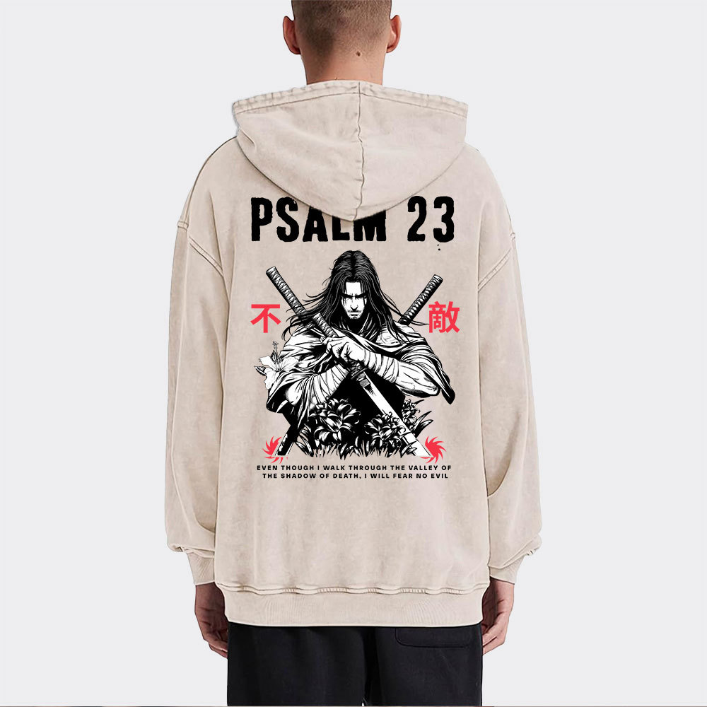 Aesthetic Mens Christian Washed Hoodie 