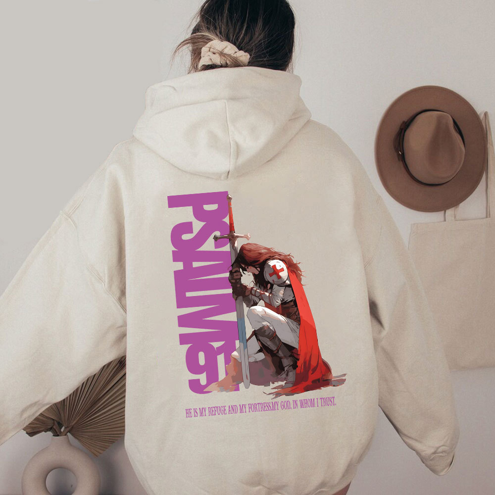 PSALM Christian Washed Hoodie