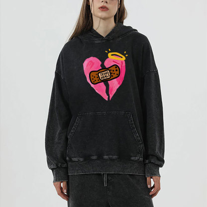 Jesus Heals Christian Washed Hoodie