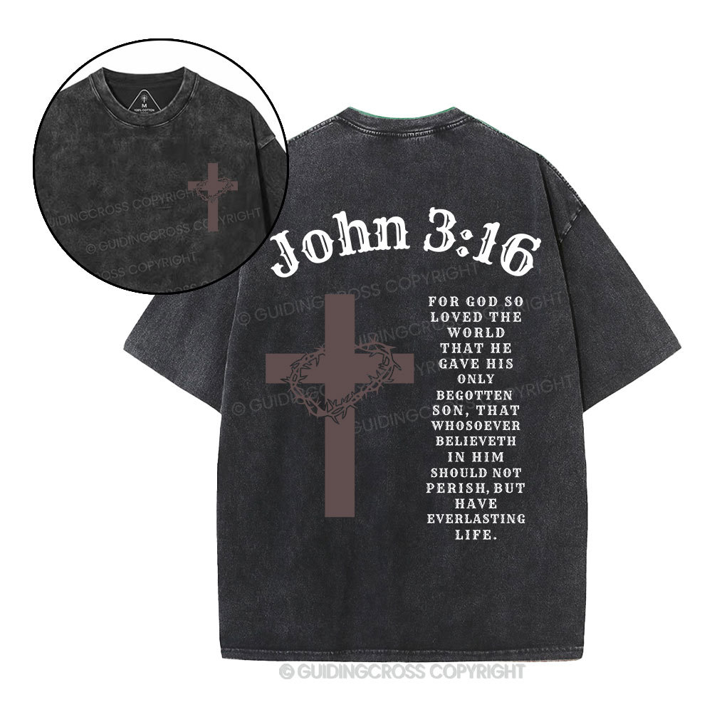 Faith Apparel Christian Washed T-Shirt Sale - GuidingCross