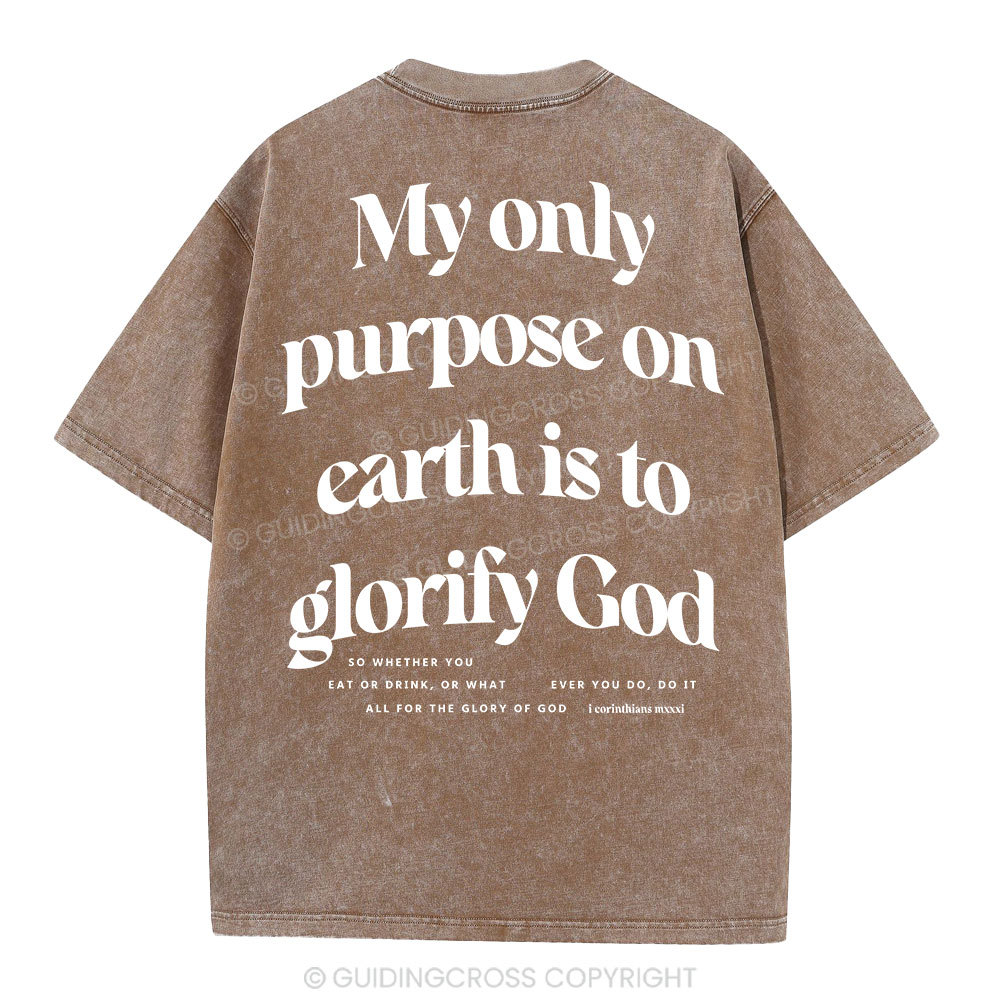 My Only Purpose Christian Washed T-Shirt