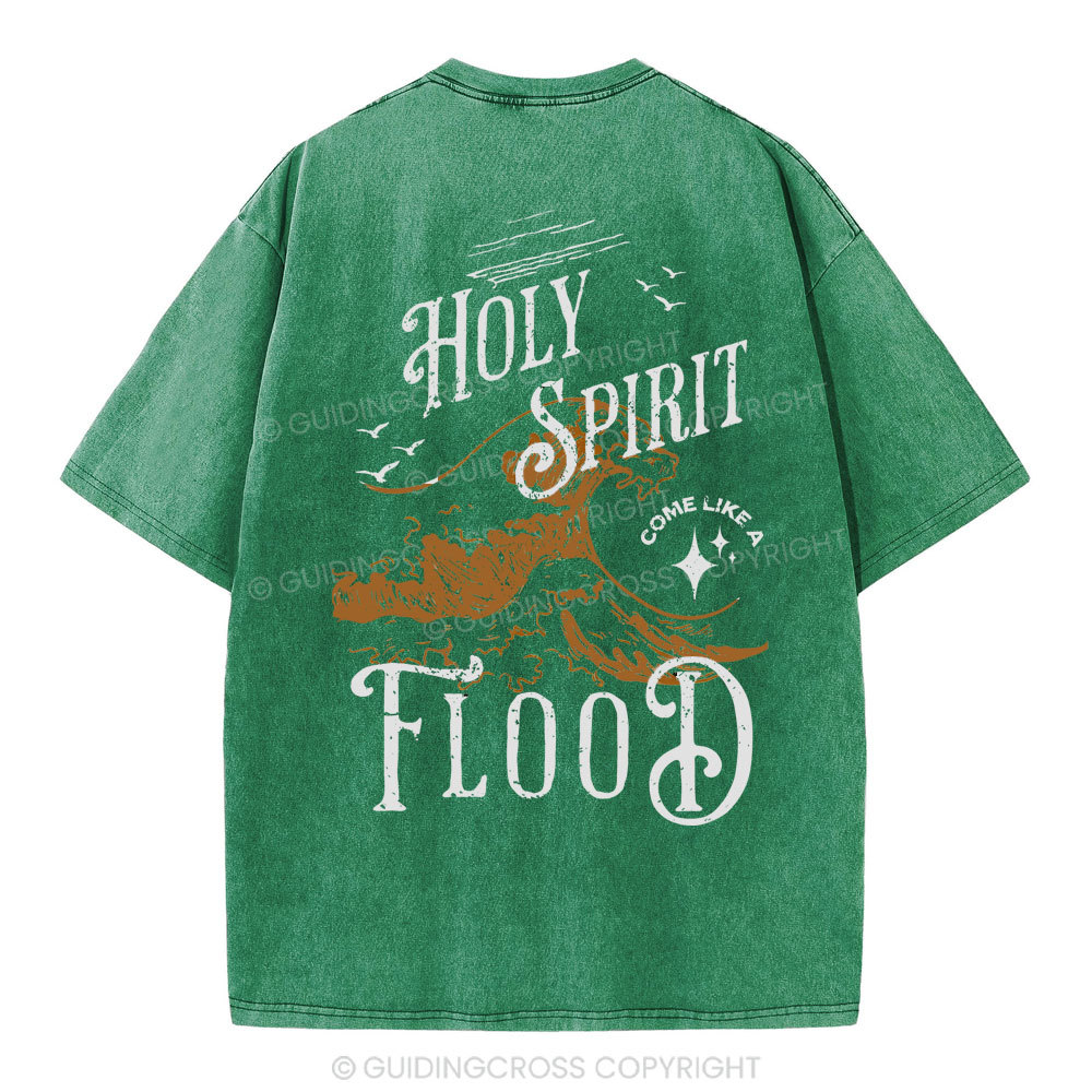 Holy Spirit Christian Washed T-Shirt