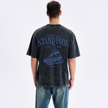 Stand Firm Christian Washed T-Shirt