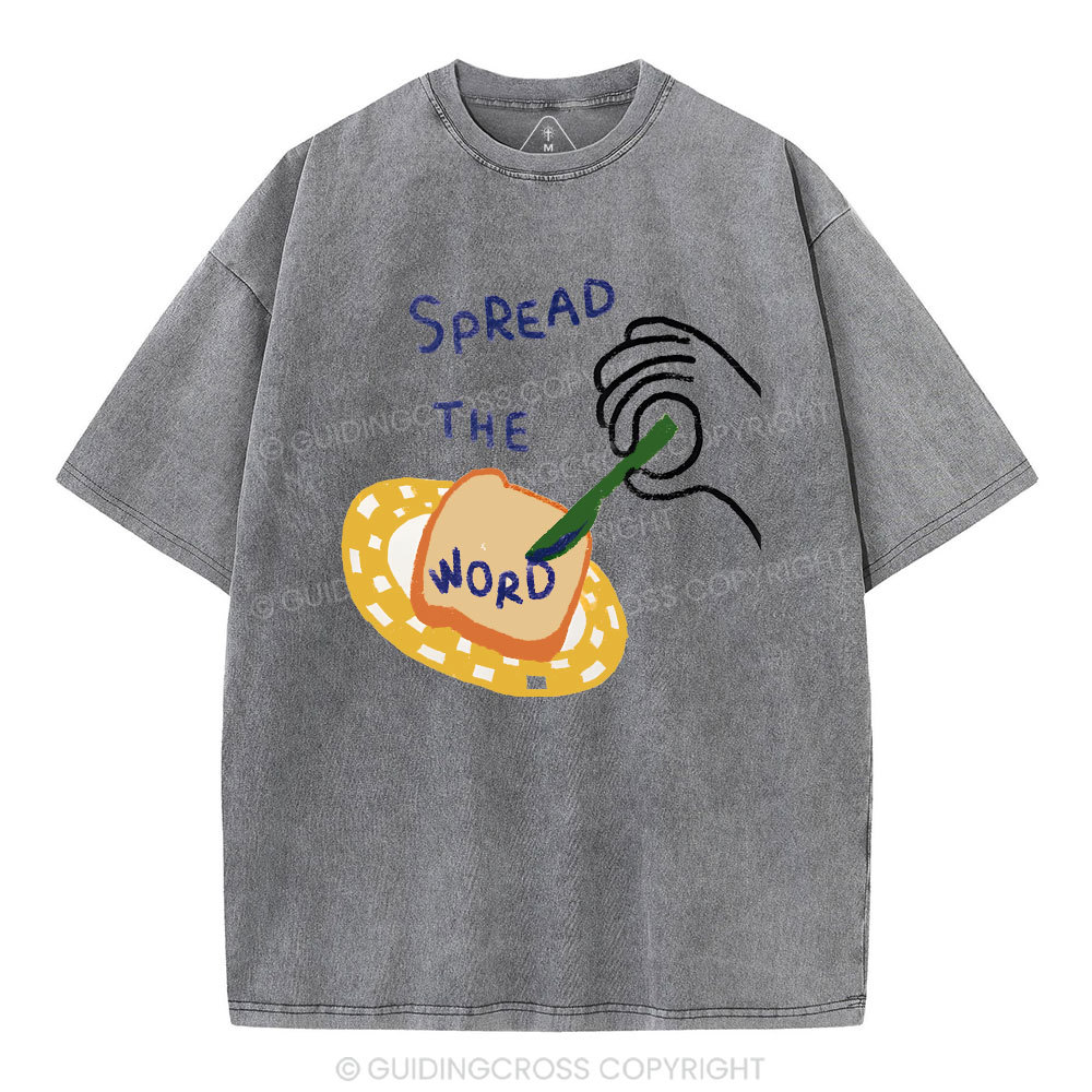Spread The Word Christian Washed T-Shirt
