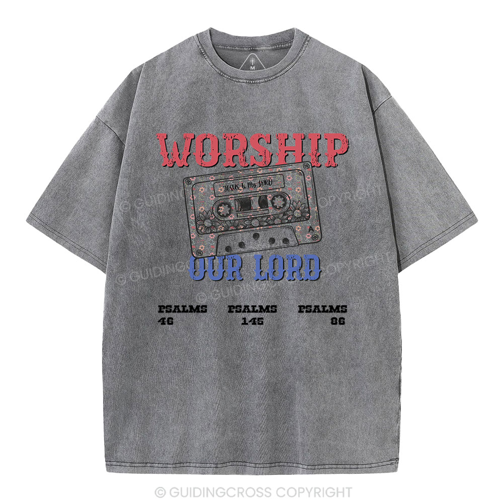 Praise The Lord  Christian Washed T-Shirt Sale - GuidingCross