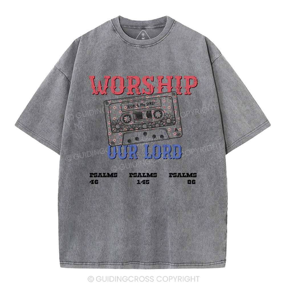 Praise The Lord  Christian Washed T-Shirt Sale - GuidingCross