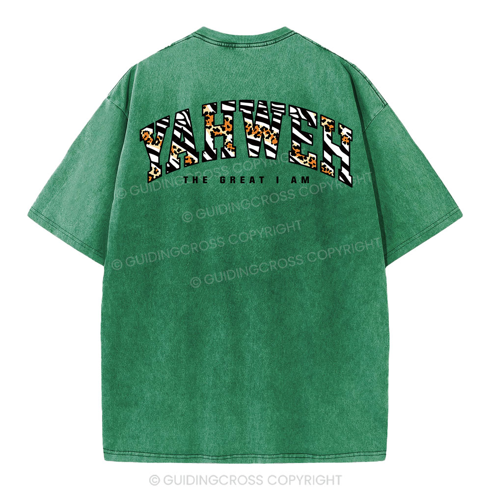 Yahweh Christian Washed T-Shirt