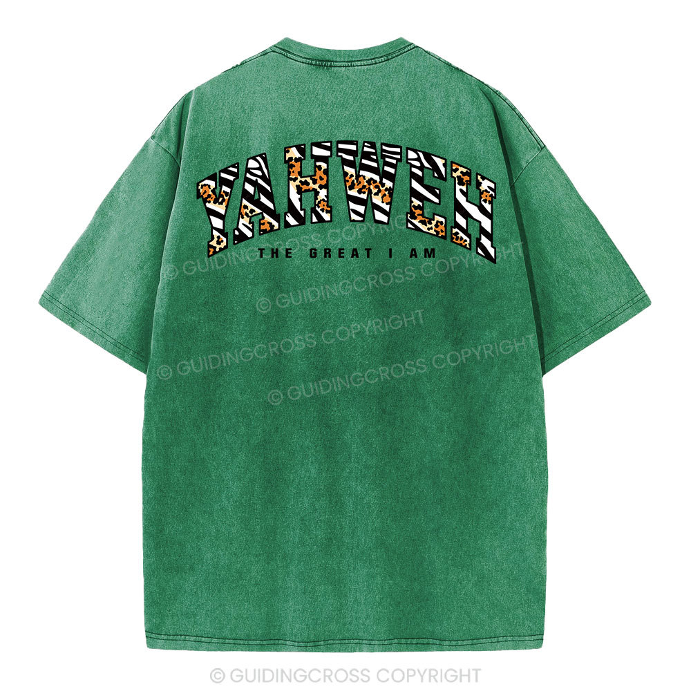Yahweh Christian Washed T-Shirt