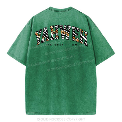 Yahweh Christian Washed T-Shirt